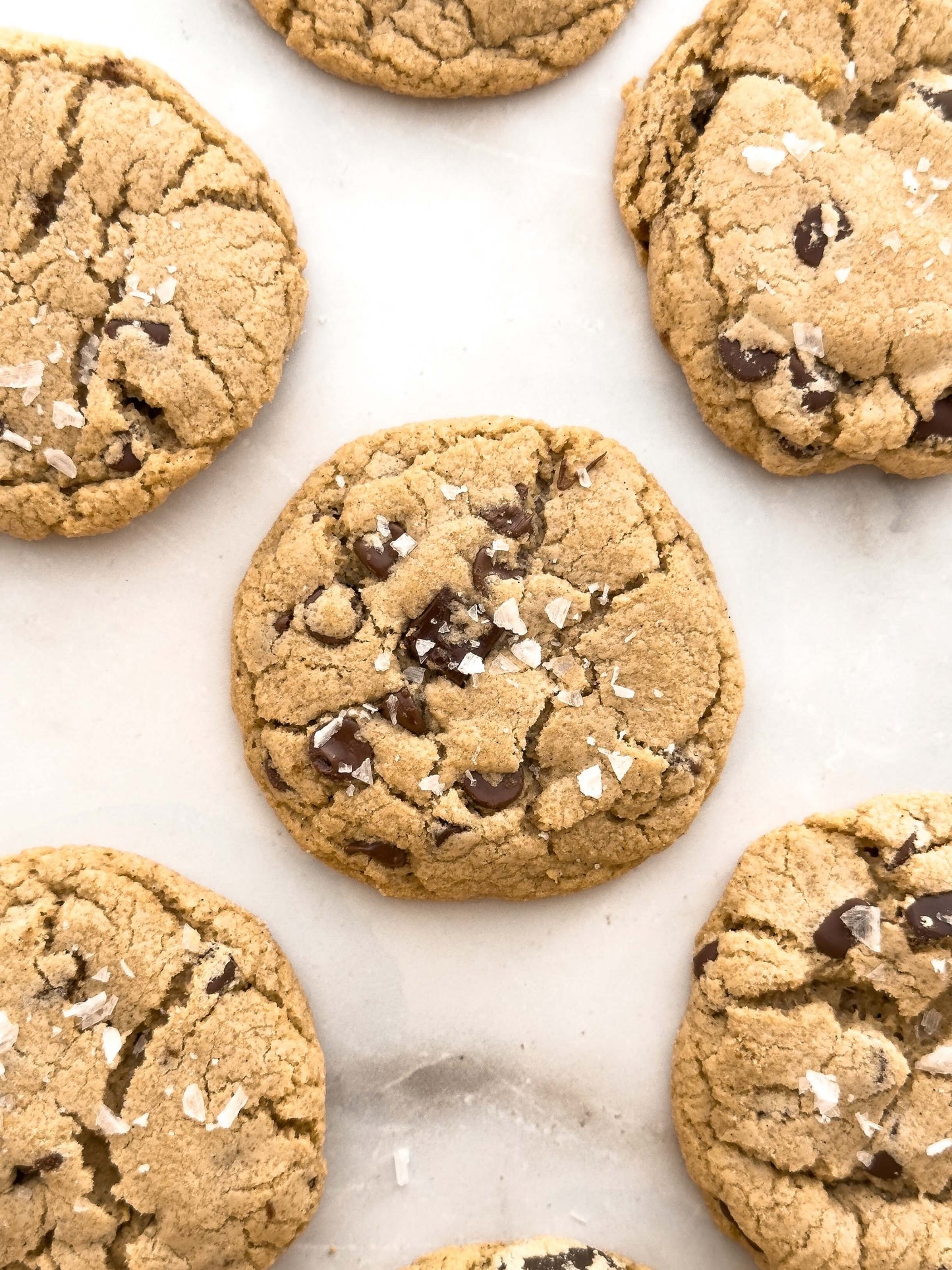 Gluten Free Chocolate Chip Cookies with Fleur de Sel