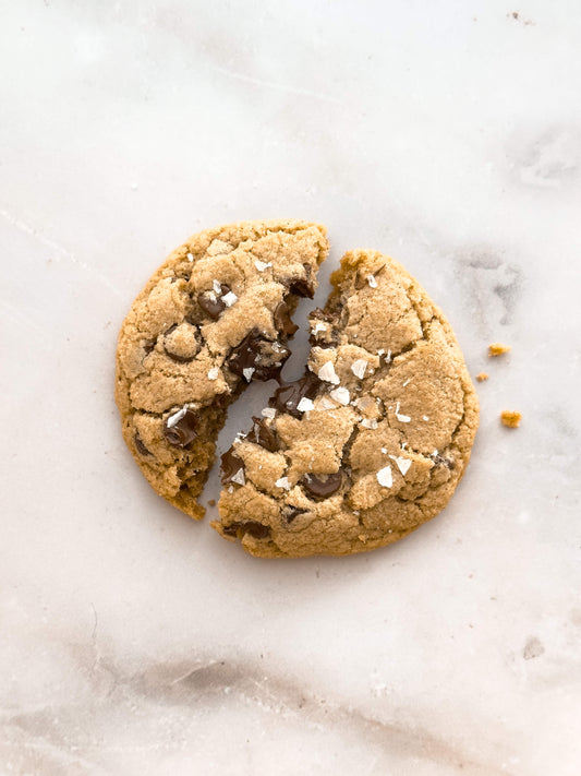 Gluten Free Chocolate Chip Cookies with Fleur de Sel
